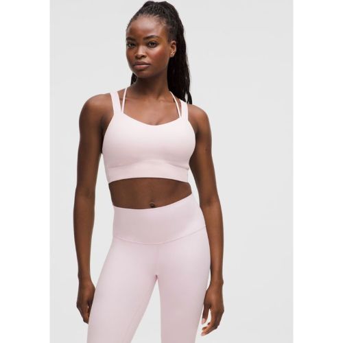 “ Soutien-gorge long Like a Cloud Maintien lÃ©ger, bonnets D et DDs â€“ Rose â€“ Taille 4 - lululemon - Modalova