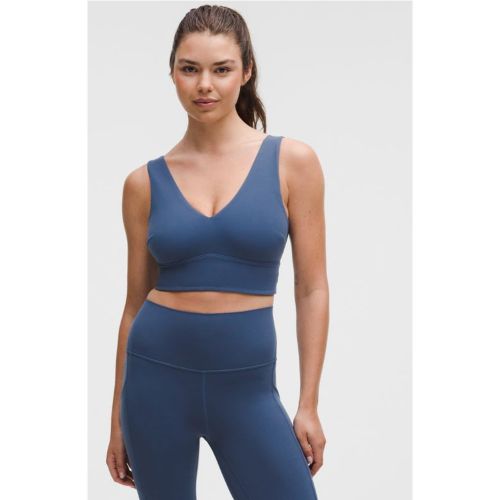 “ Soutien-gorge Align encolure en V Maintien lÃ©ger, bonnets DDD/Gs â€“ Bleu â€“ Taille L - lululemon - Modalova