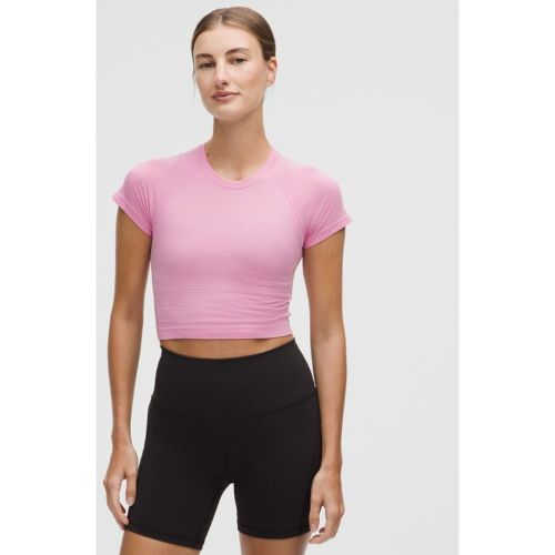 “ T-Shirt court Swiftly Tech 2.0s â€“ Rose â€“ Taille 10 - lululemon - Modalova