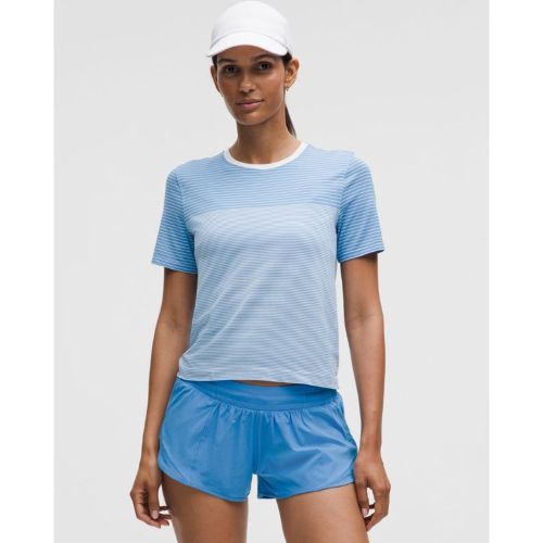 “ T-Shirt style mariniÃ¨re classique sans couturess â€“ Blanc â€“ Taille L - lululemon - Modalova