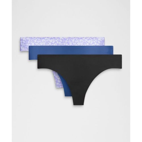 “ String taille mi-haute InvisiWear Trios â€“ Noir/Blue/Violet â€“ Taille S - lululemon - Modalova