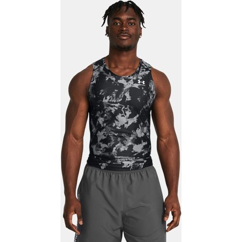 Canotta HeatGear® Iso-Chill Printed da uomo / Bianco M - Under Armour - Modalova