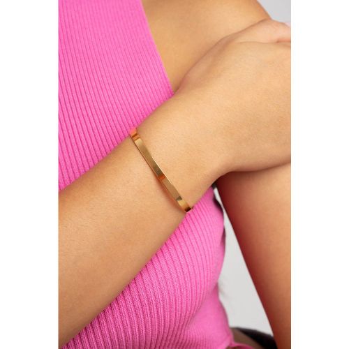Brazalete plate baño oro Singularu - Singularu - Modalova