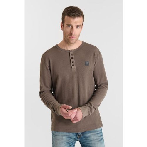 Tee-ShirtOZAR marron en coton Sean - Le Temps des Cerises - Modalova