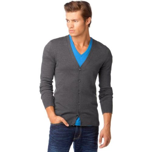 Gilet col V manches longues boutonné coton - John Devin - Modalova