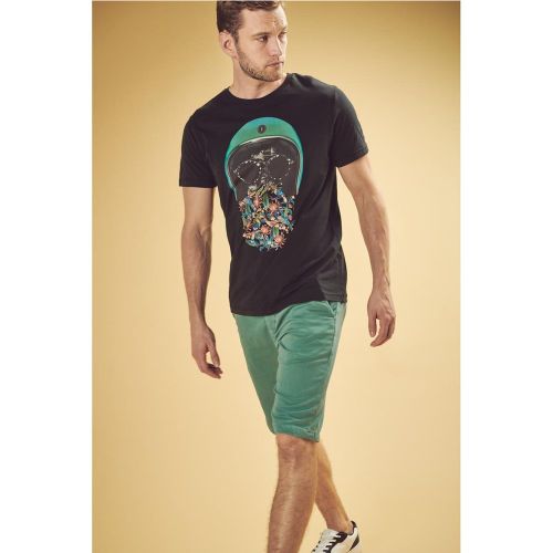 Bermuda chino Jogg Swoop d'eau en coton - Le Temps des Cerises - Modalova