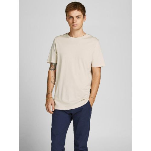 T-shirt Standard Fit Col rond Manches courtes Clair en coton Aiden - jack & jones - Modalova