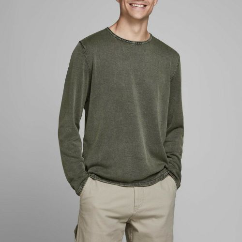 Pull en maille Col rond Manches longues Marron clair - jack & jones - Modalova