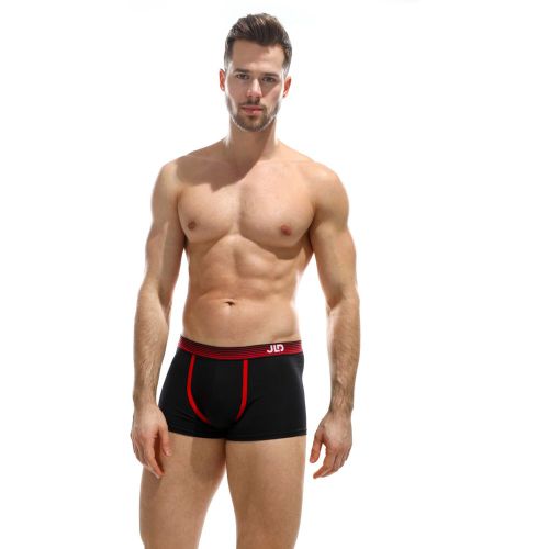 Boxer - Noir à décoration rouge - Jolidon - Modalova
