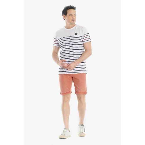 Bermuda short JOGG2 blanc Paul - Le Temps des Cerises - Modalova