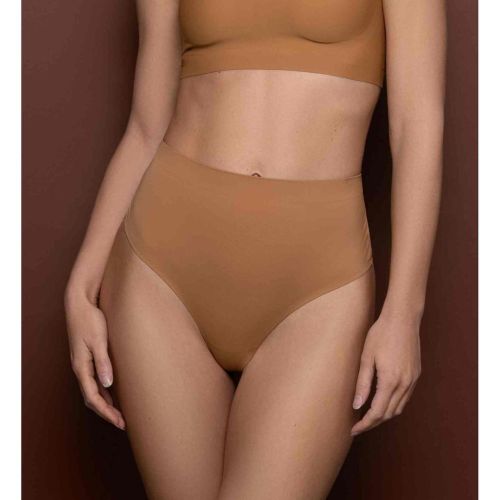 String taille midi invisible Marron Invisible - Bye Bra - Modalova
