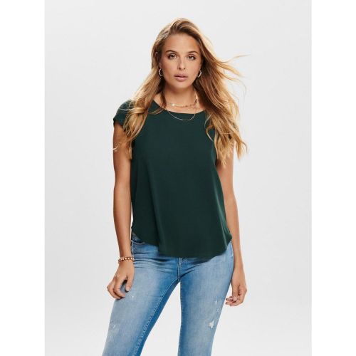 Top Col rond Manches courtes Elle - Only - Modalova