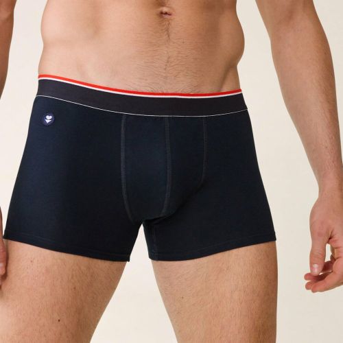 Boxer marine en coton - le Slip Français - Modalova