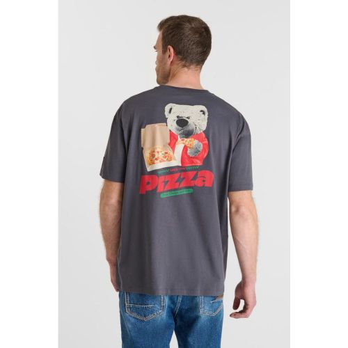 Tee-Shirt QUINNE gris en coton Bert - Le Temps des Cerises - Modalova