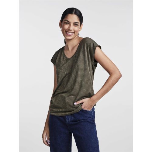 T-shirt loose fit manches courtes Elsie - Pieces - Modalova