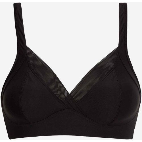 Soutien-gorge emboitant sans armatures Feel Good Support Micro NOIR en coton - Playtex - Modalova