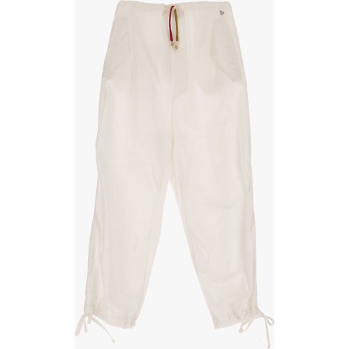Pantaloni cargo monocolour con coulisse e tasche verticali - Dixie - Modalova