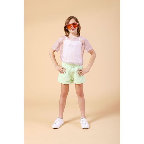 Shorts bambina monocolour con tasche applicate - Dixie - Modalova