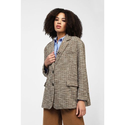 Blazer a bottoni effetto tweed - Dixie - Modalova