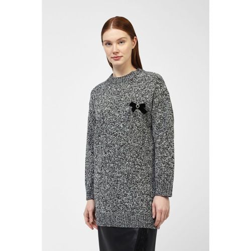 Maglione melange con fiocco - Dixie - Modalova