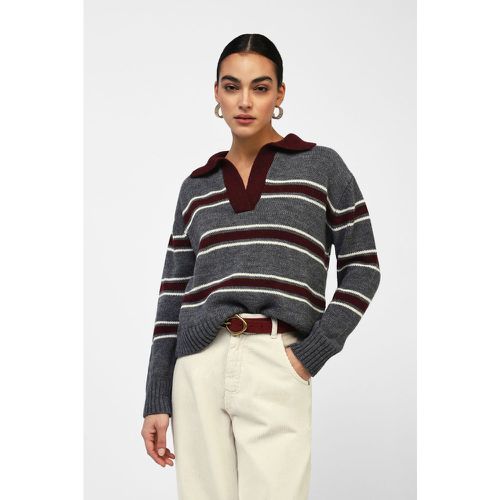 Maglione a righe con collo polo - Dixie - Modalova