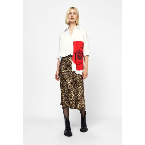 Gonna midi con motivo animalier - Dixie - Modalova