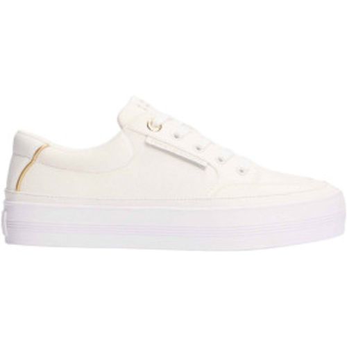 FW0FW08323 Trainers Essential Vulc (36), Blanc, Tissu, Plat, Lacets, Casuel - Tommy Hilfiger - Modalova