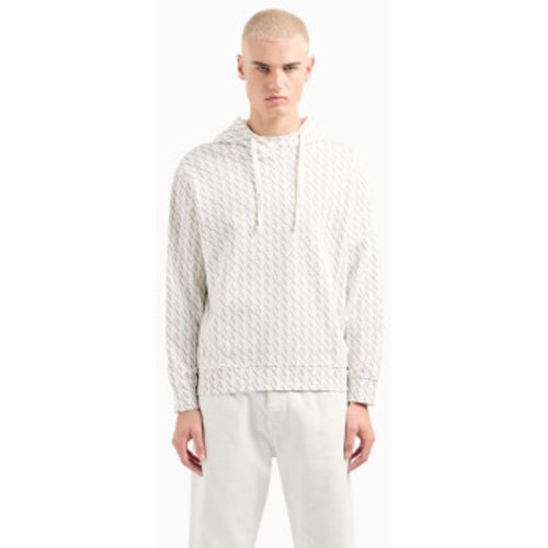 NZMCWZJNRZ41BF Sweatshirt imprimé (S), Casuel, Coton, Manche longue - A|X Armani Exchange - Modalova