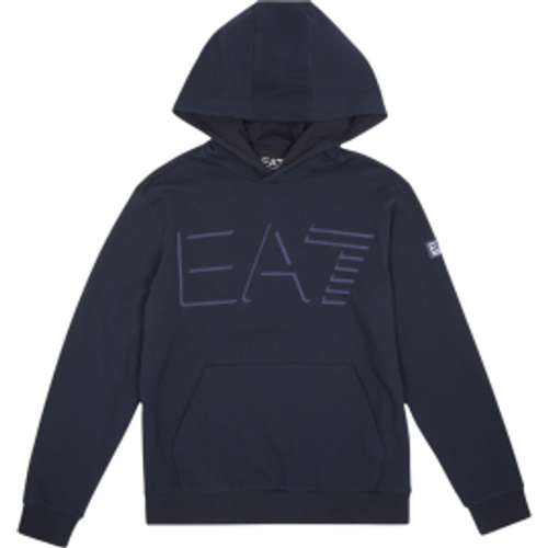 Pour garçon. 7B000198_AF16591 Sweatshirt Logo Series (12Años= 154cm), Casuel, Coton, Marine, mode enfantine - EA7 - Modalova