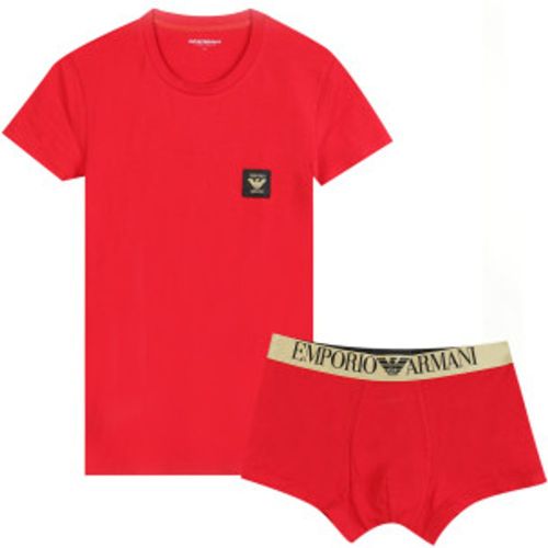 F595 Ensemble T-shirt et boxer (M), Homewear, Coton - Emporio Armani - Modalova