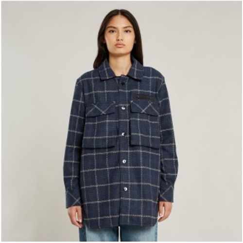 D23554-D406-G085 Regular Boyfriend Overshirt (XXS), Bleu, Casuel, Polister recyclé, Durable - G-Star - Modalova
