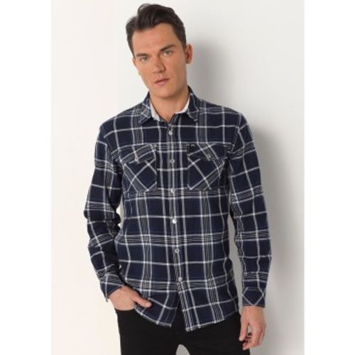 Chemise à carreaux boutons métalliques (S), Casuel, Coton, Manche longue - Lois Jeans - Modalova