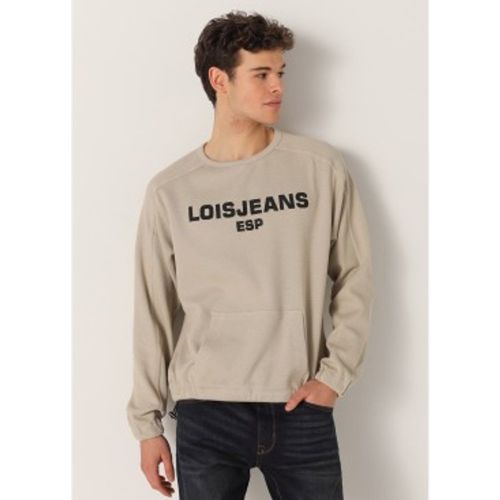 Sweatshirt Poignets et ourlets en caoutchouc Broderie 3D (S), Casuel, Coton, Manche longue - Lois Jeans - Modalova