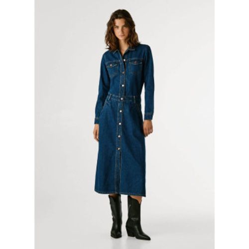 PL9537686 Robe Becky (L), Casuel, Coton, Manche longue - Pepe Jeans - Modalova