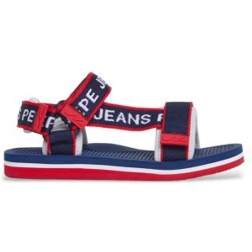 Pour garçon. PBS70071 Pool Classic B trek strappy sandales (32), Plat, Velcro, Casuel, Marine, mode enfantine - Pepe Jeans - Modalova