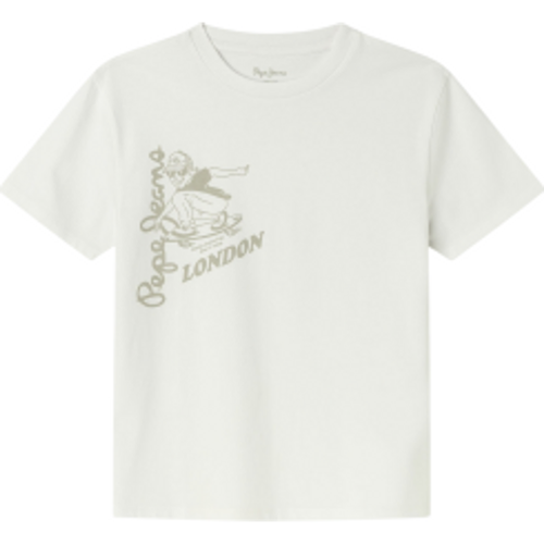 Pour garçon. PB503985 T-shirt Ellis (4años= 80cm), Casuel, Coton, Manche courte, mode enfantine - Pepe Jeans - Modalova