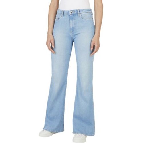 PL204734NC4 Jeans in fit flare Willa (30/30), Bleu, Casuel, Coton, Denim, Durable - Pepe Jeans - Modalova