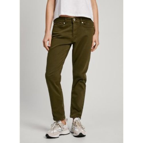 PL204836YH6 Jeans Relaxed Taper Mw (24/30), Casuel, Vert, Coton, Denim, Durable - Pepe Jeans - Modalova