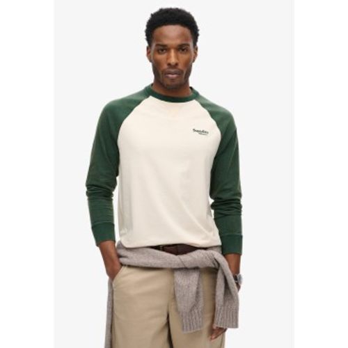 M6010833A T-shirt de baseball (XXL), Casuel, Coton, Manche longue - Superdry - Modalova