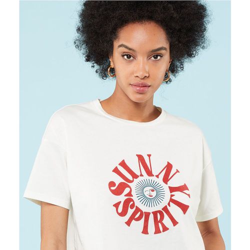 T-shirt mit kurzen ärmeln 'sun spirit' - Etam - Modalova