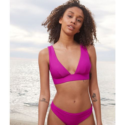 Sujetador bikini triángulo sin aros - VAHINE - 40 - Violeta - Mujer - Etam - Modalova