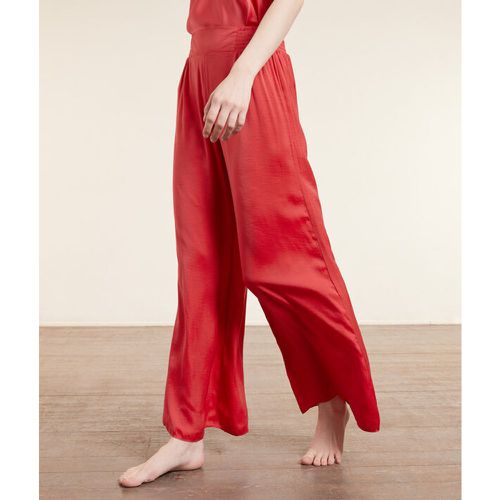 Pantalón de pijama ancho de satén - AGRUME - XS - - Mujer - Etam - Modalova
