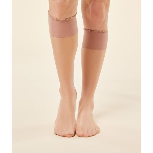 Pares de calcetines tipo media 15d - POUDRE - TU - Beis - Mujer - Etam - Modalova