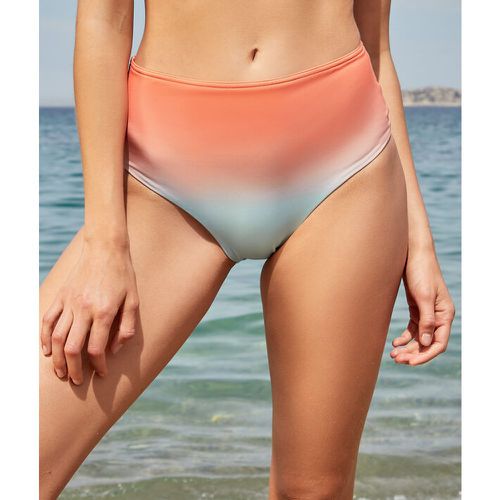 Braguita bikini talle alto degradada - SURF - 36 - Corail - Mujer - Etam - Modalova