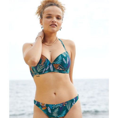 Sujetador bikini con foam. copa d-e - AMOUR - 85D - Verde - Mujer - Etam - Modalova