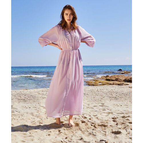 Vestido largo de playa - ARIELLE - 34 - Violeta - Mujer - Etam - Modalova