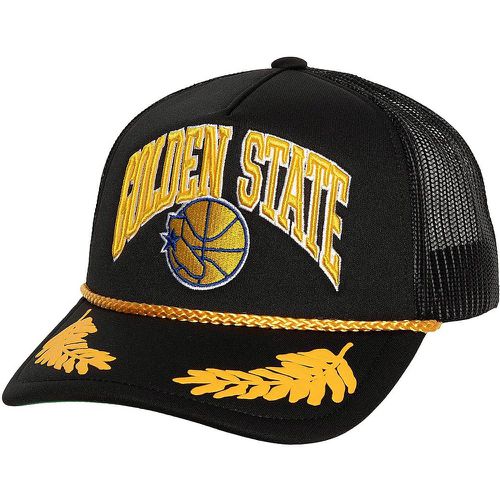 NBA GOLDEN STATE GOLD LEAF TRUCKER CAP, nero/ - Mitchell And Ness - Modalova
