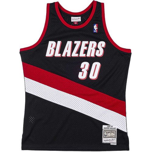 NBA PORTLAND TRAIL BLAZERS 1999-00 SWINGMAN JERSEY RASHEED WALLACE, nero - Mitchell And Ness - Modalova