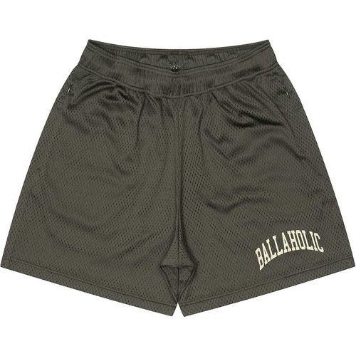 College Logo Mesh Zip Shorts - Ballaholic - Modalova