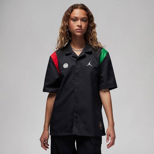 W J QUAI54 BUTTON UP SHIRT, nero/rosso/verde - Jordan - Modalova